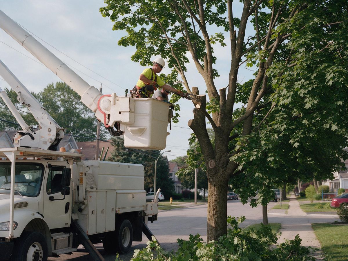 tree removal project in Lenoir City, TN