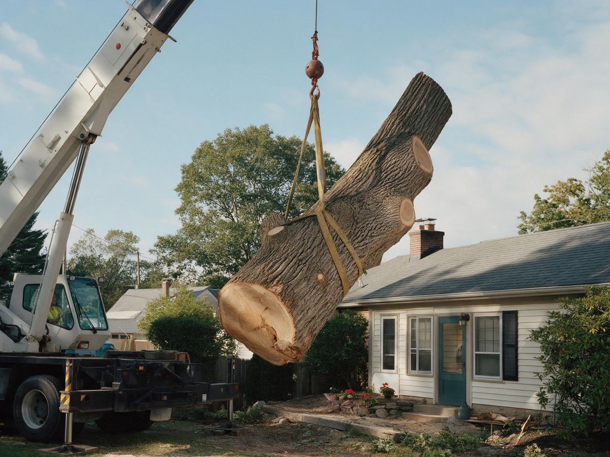 tree removal project in North Knoxville, Knoxville